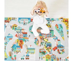 Niños Janod Coche Familiar de Madera Ciudad Cross Roads