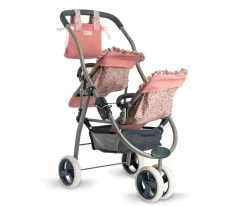 Así Coche Gemelar Martina^Niños Carritos Muñecas