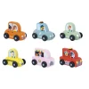 Janod Coche Taxi de Madera Ciudad Cross Roads^Niños Juguetes Para Niños De 18 Meses