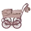 Niños Pasito a Pasito Cochecito Cuco Ruedas Grandes Cherry Flores para Muñecas