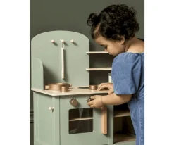 JaBaDaBaDo AB Cocina Green con Olla y Sartén^Niños Cocinitas De Juguete