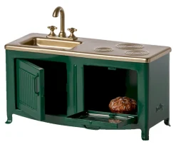 Maileg Cocinita Dark Green^Niños Casa De Muñecas De Madera