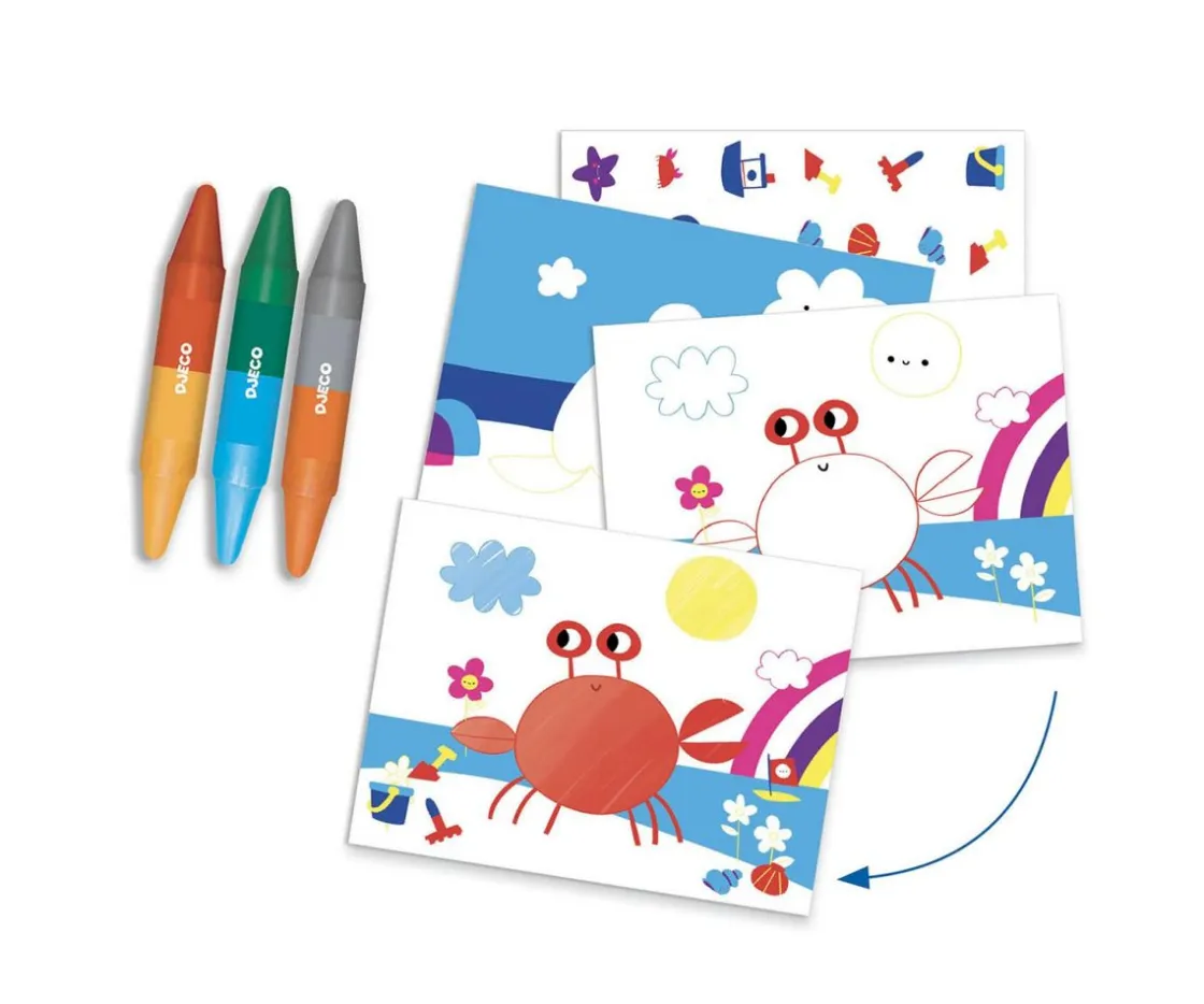 Niños Djeco Cofre Multiactividad El mar y sus Maravillas