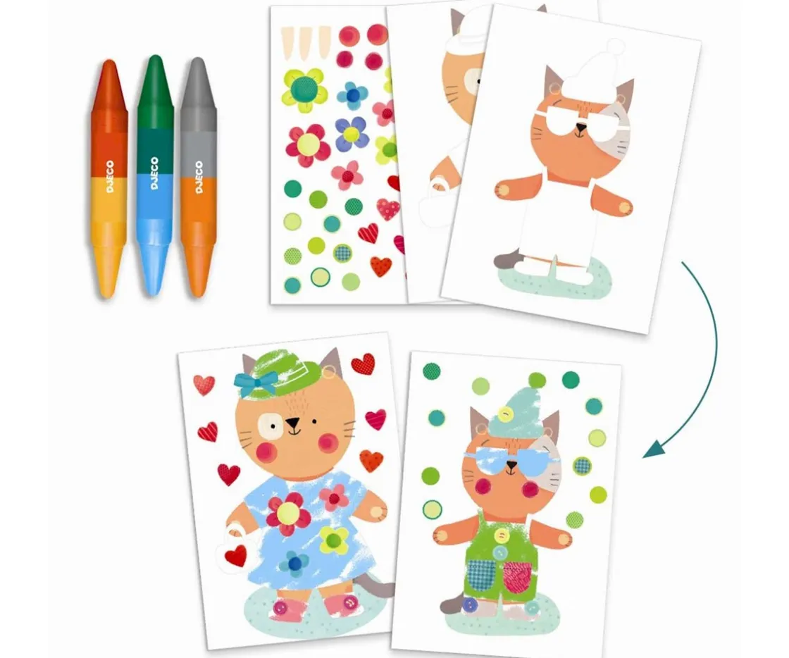 Niños Djeco Cofre Multiactividad Los animales y su Casa