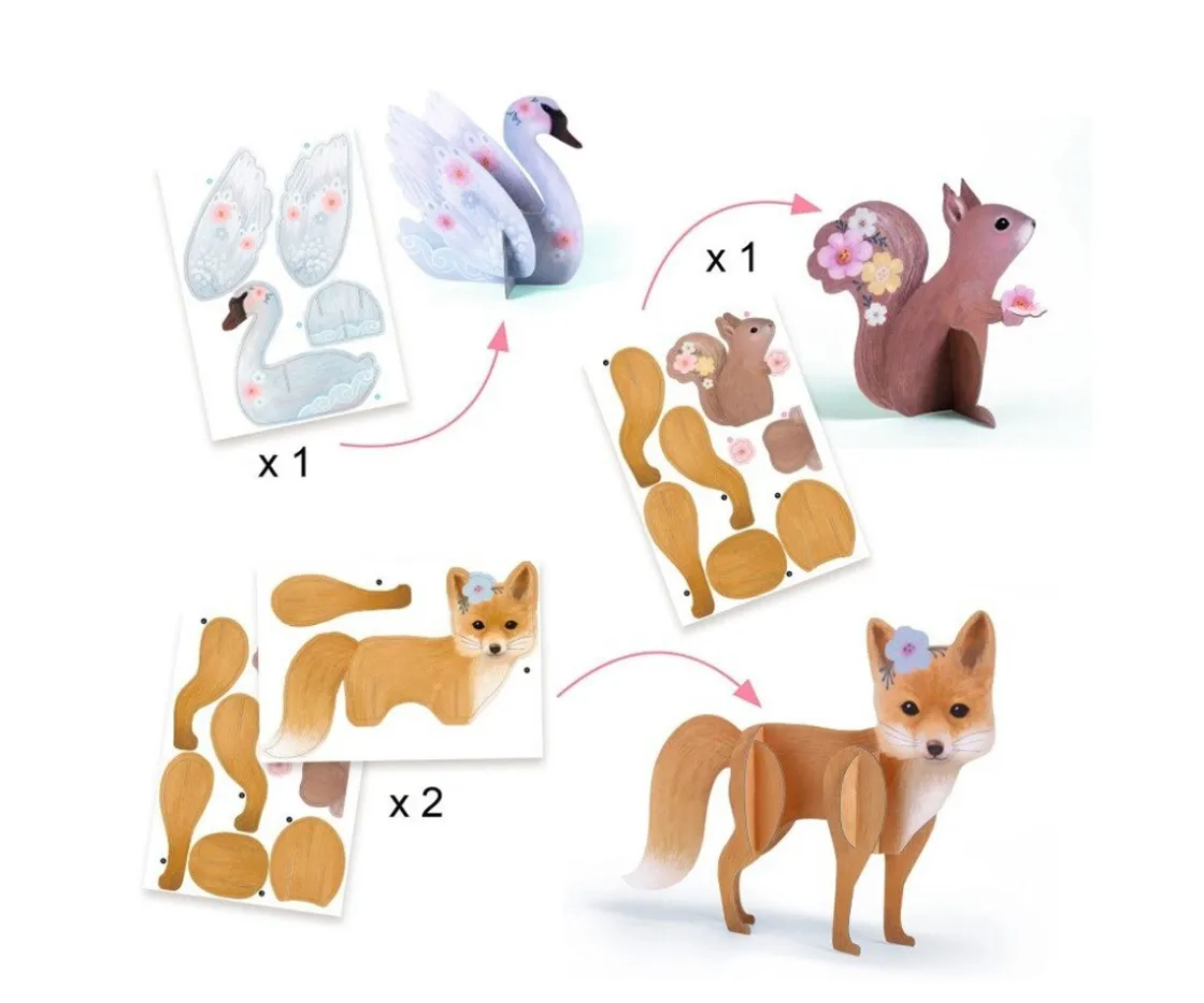 Djeco Cofre Multiactividades Creativas Fluffy Box^Niños Manualidades Para Niños