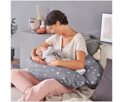 Theraline Cojín Lactancia y Maternidad The Original Star Gris^ Lactancia