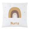 Tutete Cojín Personalizado Arcoíris Mostaza