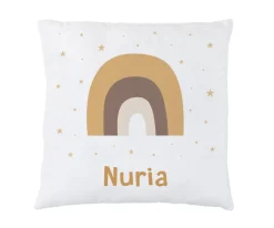 Tutete Cojín Personalizado Arcoíris Mostaza