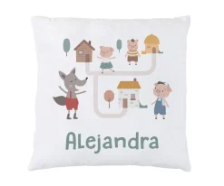 Tutete Cojín Personalizado The Three Little Pigs