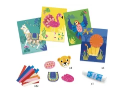 Niños Djeco Collage con Bucles