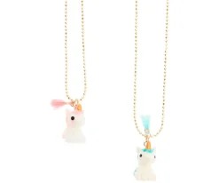 Le Petit Lien de Paris Collar Unicornio Turquesa