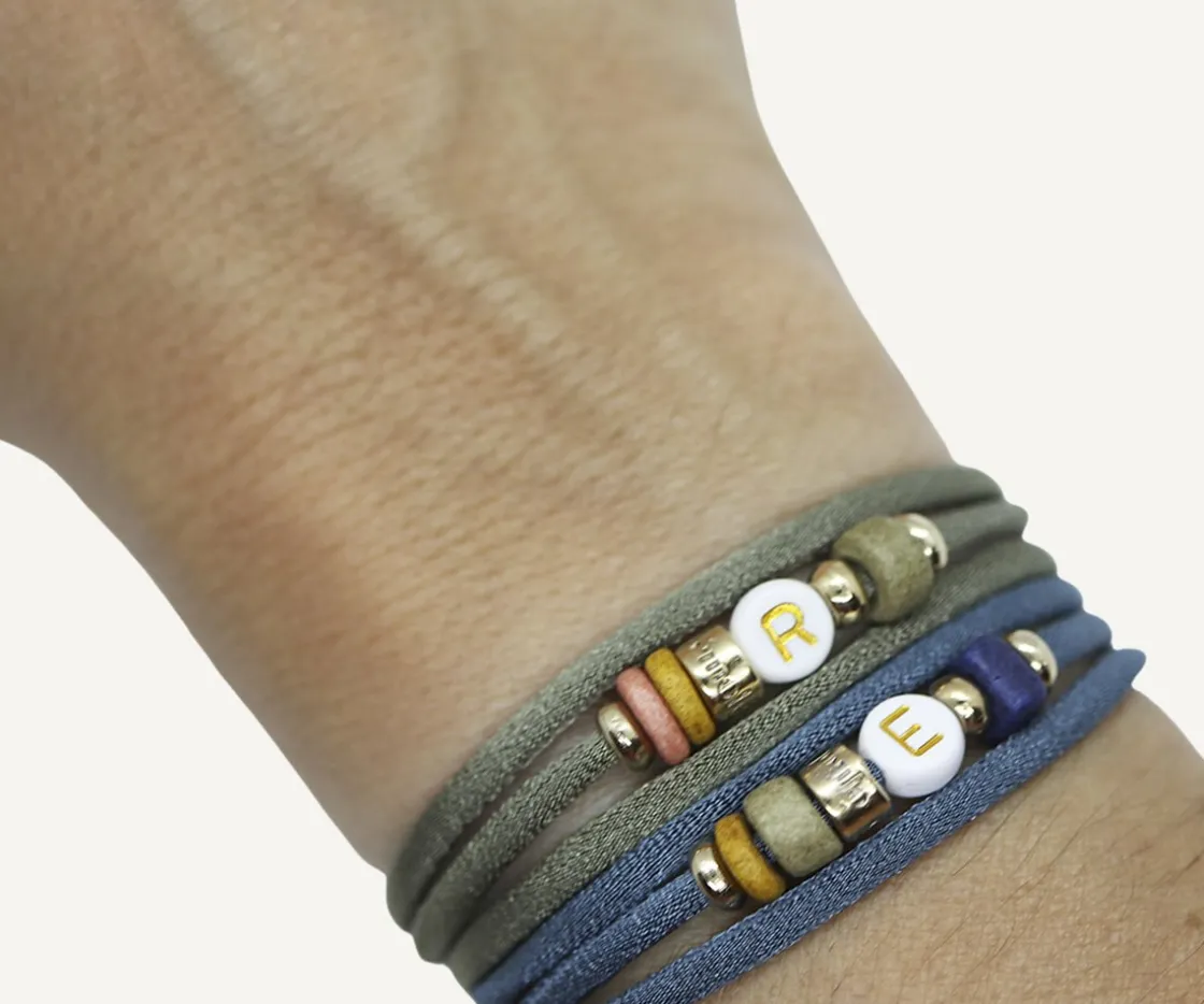 Emolo Collar-Pulsera Dué Kaki