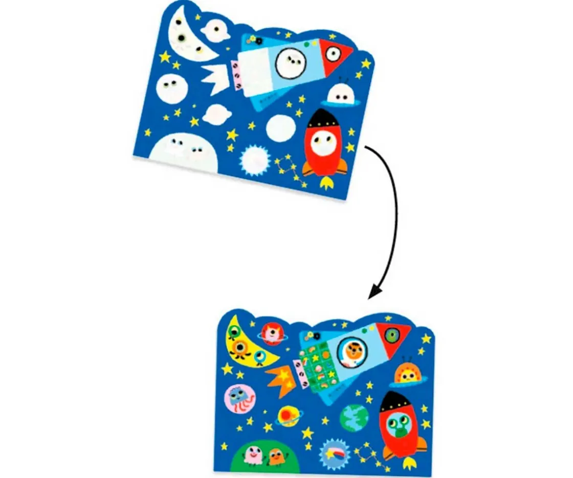 Niños Djeco Colorear Dibujos Mágicos