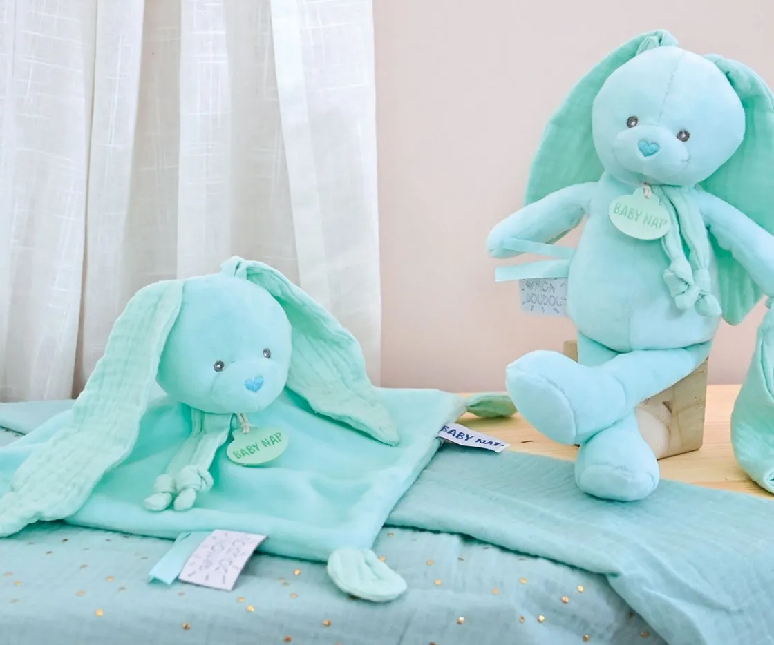 Baby Nat Conejito con Doudou Diabolo Mint Personalizable