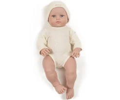 Minikane Conjunto de Body Manga Larga y Gorro Crudo Andrea Bambinis^Niños Accesorios Para Muñecas