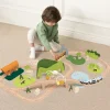 Classic world Conjunto de Trenes de Madera Naturaleza^Niños Juguetes Niños 3 Años