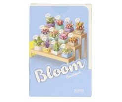 Niños KOCO Construcción Mini Planta Suculenta Azul 138 Piezas