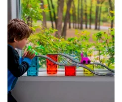 Niños Magna-Tiles Construcción Pista DownHill Dúo