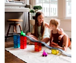 Niños Magna-Tiles Construcción Pista DownHill Dúo