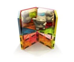 Niños Magna-Tiles Construcción Stardust 15 piezas