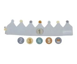 Niños Little Dutch Corona Cumplaños con Números Azul