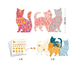 Niños Djeco Crear con Papel "Los Gatitos De Elodie"