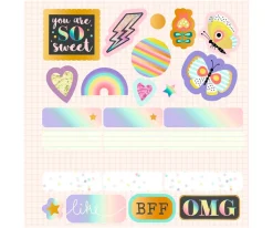 Niños moses Cuaderno de Pegatinas Flowers & Friends