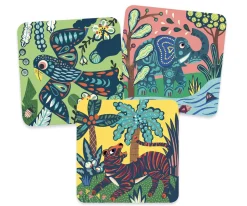 Niños Djeco Cuadros para Rascar Grandes Animales