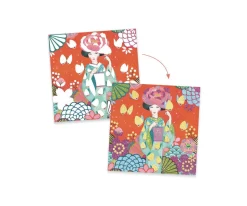 Niños Djeco Cuadros Purpurina Día de Ensueño