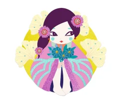 Niños Djeco Cuadros Purpurina Onnanoko