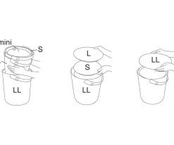 Omnioffre Cubo Multiusos Omnioutil L Melon Green 10L^Niños Organizadores De Juguetes