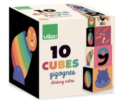 Vilac Cubos Apilables Arcoiris^Niños Juguetes Niños 3 Años