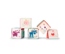 Niños Lilliputiens Cubos Apilables La Granja