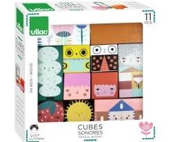 Niños Vilac Cubos Apilables Sonoros por Suzy Altman.