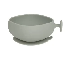 b.box Cuenco de Silicona con Tapa Sage^ Vajilla Infantil