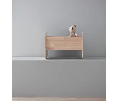 Niños Kids Concept Cuna Balancín para Muñecos Natural