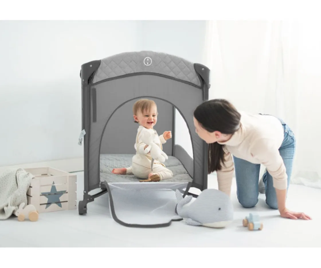 Olmitos Cuna de Viaje Colecho Grey