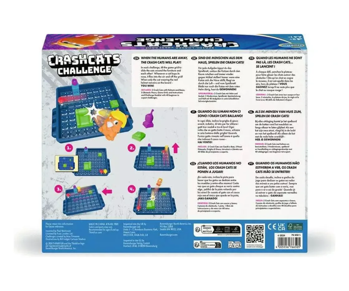 Niños Think Fun Desafío Crash Cats