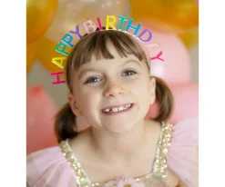 Great Pretenders Diadema Happy Birthday MultiColor^Niños Disfraces Para Niños