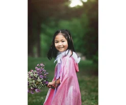 Great Pretenders Disfraz Capa Purpurina Rosa 4-6 Años^Niños Disfraces Para Niños