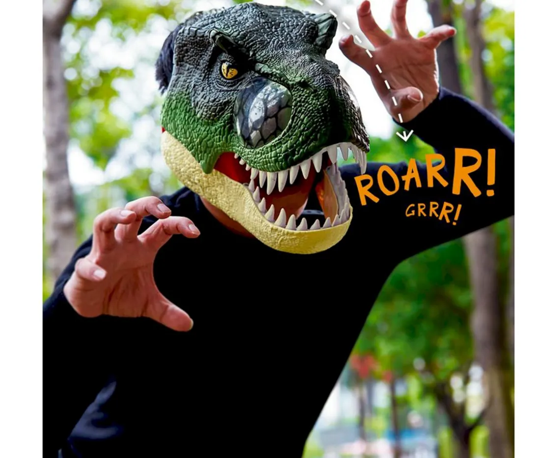 Spiegelburg Disfraz Máscara Dinosaurio T-Rex con Sonido y Luz^Niños Disfraces Para Niños