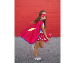 Great Pretenders Disfraz Tutú Infantil Superhero, Capa y Antifaz 4-6 años^Niños Disfraces Para Niños