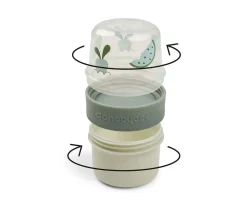 Done by Deer Dispensador Doble S Birdee Green