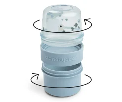 Done by Deer Dispensador Doble S Tiny Farm Blue^ Fiambreras Infantiles