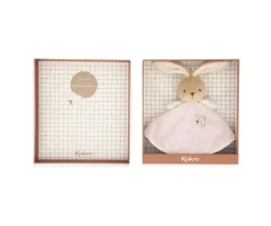 kaloo Doudou Conejo Redondo Rosa Personalizable^ Doudous