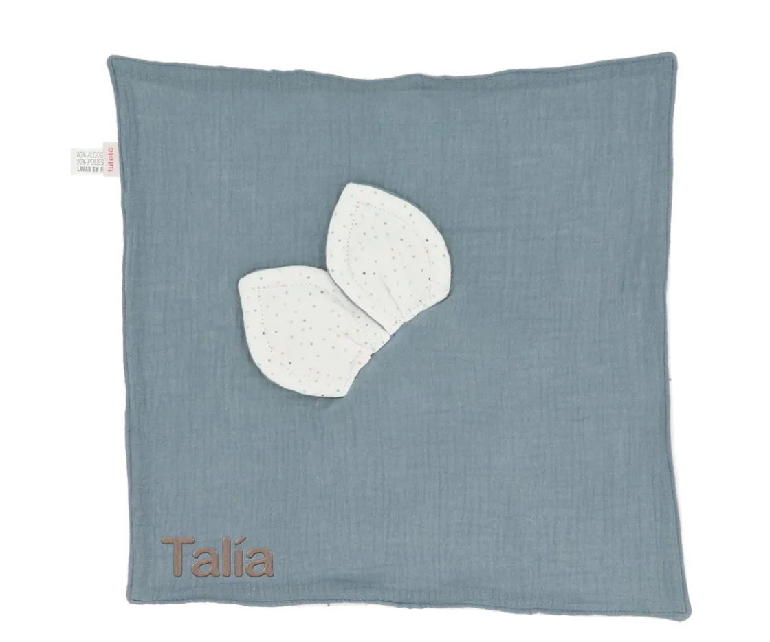 Cristina de Jos'h Doudou Rainbow Dots Azul Personalizable^ Doudous