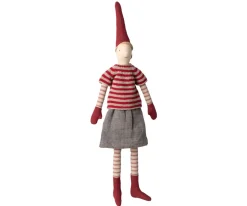Maileg Duende Pixy Chica Talla 3 con Camisa y Suéter de Punto