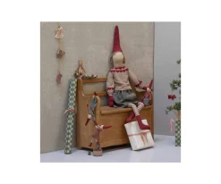 Maileg Duende Pixy Chica Talla 1 con Vestido Invierno Menta^Niños Peluches