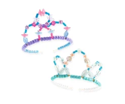 Niños Djeco Duo de Tiaras Azul-Rosa