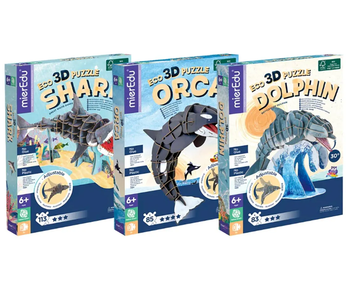 Niños mierEdu Eco 3D Puzzle Delfín